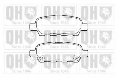 Гальмівні колодки дискові QH QUINTON HAZELL BP1371