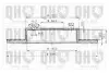 Тормозные диски QH QUINTON HAZELL BDC4816 (фото 1)