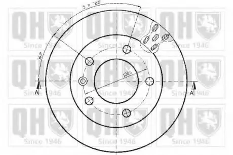 Тормозные диски QH QUINTON HAZELL BDC4544