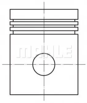 Поршень в комплекте на 1 цилиндр, STD MAHLE MAHLE / KNECHT 028PI00126000