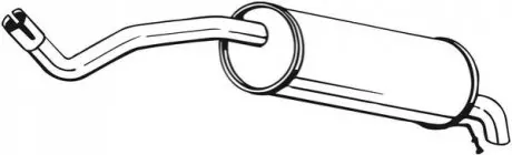 Задний. глушитель, выпускная сист. BOS220-017 BOSAL 220017