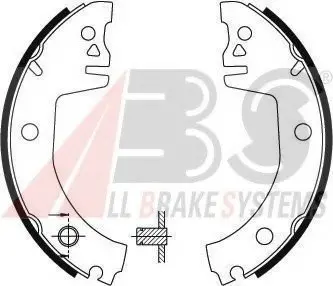 Комплект тормозных колодок A.B.S. A.B.S. 8911
