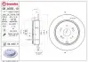 Тормозной диск BREMBO 08A35511