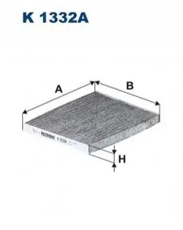 Фільтр салону K 1332A FILTRON K1332A