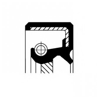 Уплотняющее кольцо вала, автоматическая коробка передач, Уплотняющее кольцо, дифференциал CORTECO 19035438B (фото 1)