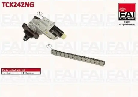 Комплект мети приводу розподільного валу FAI TCK242NG