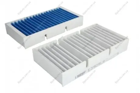 Фильтр салона антибактериальный к-кт E3909LB-2 HENGST FILTER E3909LB2