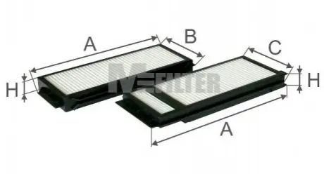 Фільтр салона M-FILTER K90092