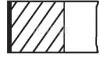 Кільця поршневі Mahle MAHLE ENGINE MAHLE / KNECHT 03316N1 (фото 1)