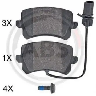 Тормозные колодки дисковые ABS A.B.S. 35132