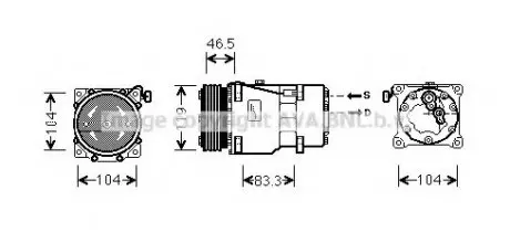 Компрессор, кондиционер AVA QUALITY COOLING AVA COOLING CNAK201