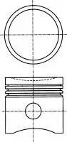 Поршень NURAL 87-521907-00