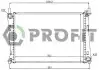 Радиатор, охлаждение двигателя PROFIT PR2562A3