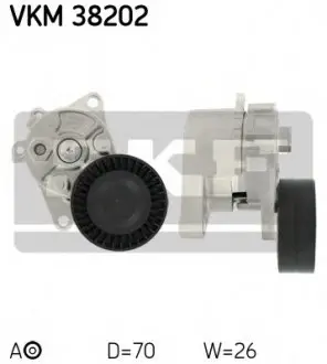 Натяжной ролик, поликлиновой ремень SKF VKM38202
