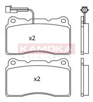 Гальмівні колодки дискові KAMOKA JQ101279