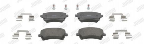 Гальмівні колодки задні Audi A4, A6, A8 Jurid 573219J (фото 1)