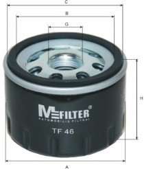 Масляный фильтр MFILTER M-FILTER TF46