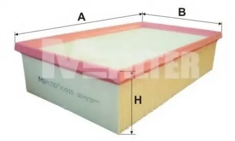 Воздушный фильтр MFILTER M-FILTER K7019