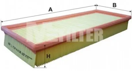 Фільтр повітряний M-FILTER K438