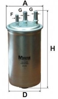 Топливный фильтр MFILTER M-FILTER DF679