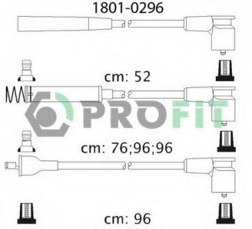 Комплект кабелів високовольтних PROFIT 18010296
