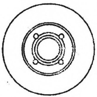 Гальмівний диск Jurid 561238JC (фото 1)