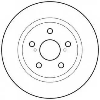 Гальмівний диск задній Toyota Avensis Jurid 562659JC