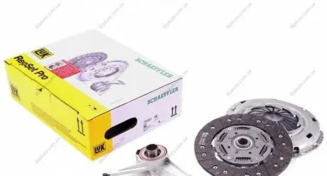 Комплект зчеплення VW T4 2.5TDI, 111kw, 98-03, d=240mm, AHY, AXG з вижимним 624 2410 33 LuK 624241033 (фото 1)
