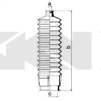Пильовик рульового механізма GKN SPIDAN 83590