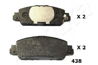 Комплект тормозных колодок 50-04-438 ASHIKA 5004438 (фото 1)