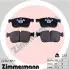 Комплект гальмівних колодок ZIMMERMANN 22302.185.1