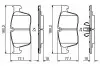 ГАЛЬМІВНІ КОЛОДКИ, ДИСКОВІ 0 986 494 829 BOSCH 0986494829 (фото 2)