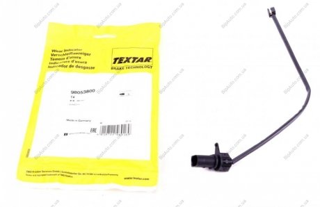 Сигнализатор, износ тормозных колодок TEXTAR 98053800