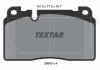Комплект тормозных колодок, дисковый тормоз TEXTAR 2564305 (фото 2)