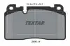 Комплект тормозных колодок, дисковый тормоз TEXTAR 2564305 (фото 2)
