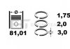 Комплект поршневых колец ET ENGINETEAM R1009100 (фото 1)