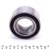 Підшипник маточини (передньої) Renault Megane III/Scenic III 08- (45x83x39) (+ABS)(к-кт) 10-1462 IJS GROUP 101462 (фото 2)