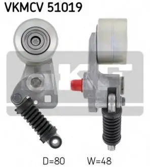 Натяжной ролик, поликлиновой ремень SKF VKMCV51019