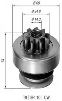 Провідна шестерня стартер MAGNETI MARELLI 940113020101