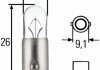 Автолампа Behr Heavy Duty T4W BA9s 4 W прозрачная HELLA 8GP002067261 (фото 1)