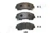 Комплект гальмівних колодок JAPANPARTS PA-164AF PA164AF