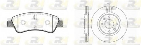 Комплект тормозов, дисковый тормозной механизм ROADHOUSE 884000 (фото 1)