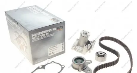 Комплект ГРМ (ремінь + ролик + водяний насос) HYUNDAI ACCENT, ACCENT I, ACCENT II, ACCENT III, COUPE I, COUPE II, ELANTRA III, GETZ, MATRIX KIA CERATO I, RIO II 1.3-1.6 10.94-12.11 HEPU PK77660