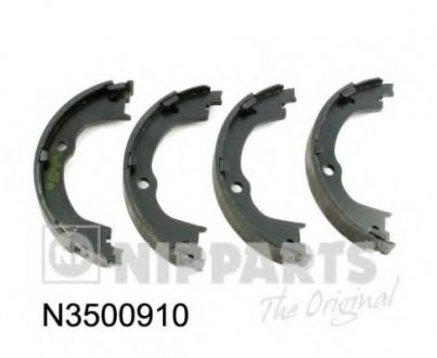 Комплект гальмівних колодок, стоянкова гальмівна система NIPPARTS N3500910 (фото 1)