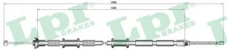 Трос, стояночная тормозная система LPR C0168B