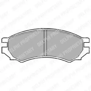 Тормозные колодки дисковые NISSAN Primera/Sunny "F "90-95 Delphi LP670