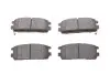 Комплект гальмівних колодок, дискове гальмо KAVO PARTS KBP3502