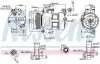 Компрессор, кондиционер NISSENS 890062