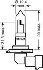 Лампа HB3 12V 60W Cool Blue (к-т из 2 шт) OSRAM 9005CBI