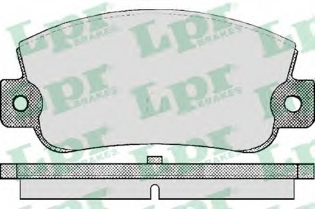 Комплект тормозных колодок, дисковый тормоз LPR 05P410 (фото 1)
